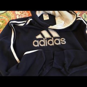 Adidas Navy Blue Hoodie women’s Lg